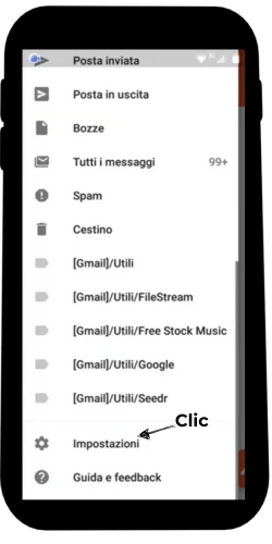 Fai clic su Impostazioni